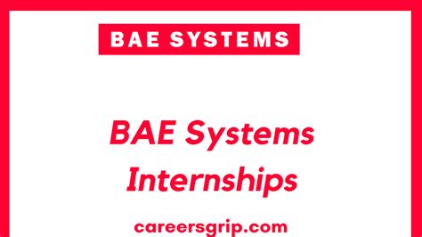 bae systems internships united states